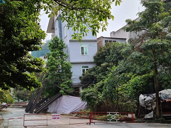 'Nắn' thẳng ngôi nhà 5 tầng nghiêng như sắp đổ ở Hải Phòng - 8