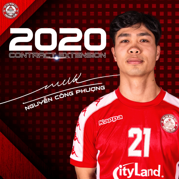 Công Phượng khoác áo CLB TP.HCM đến hết V-League 2020 - 1