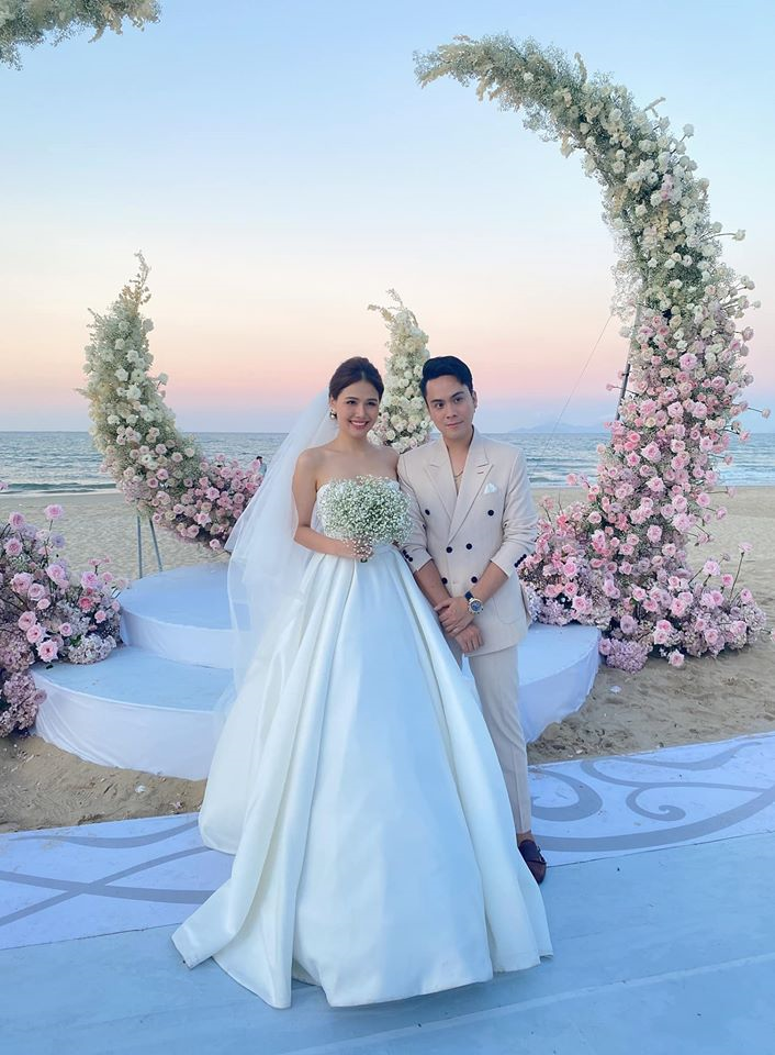 Ảnh đẹp lễ cưới của sao phim 'Ghét thì yêu thôi' và chồng đại gia - 4