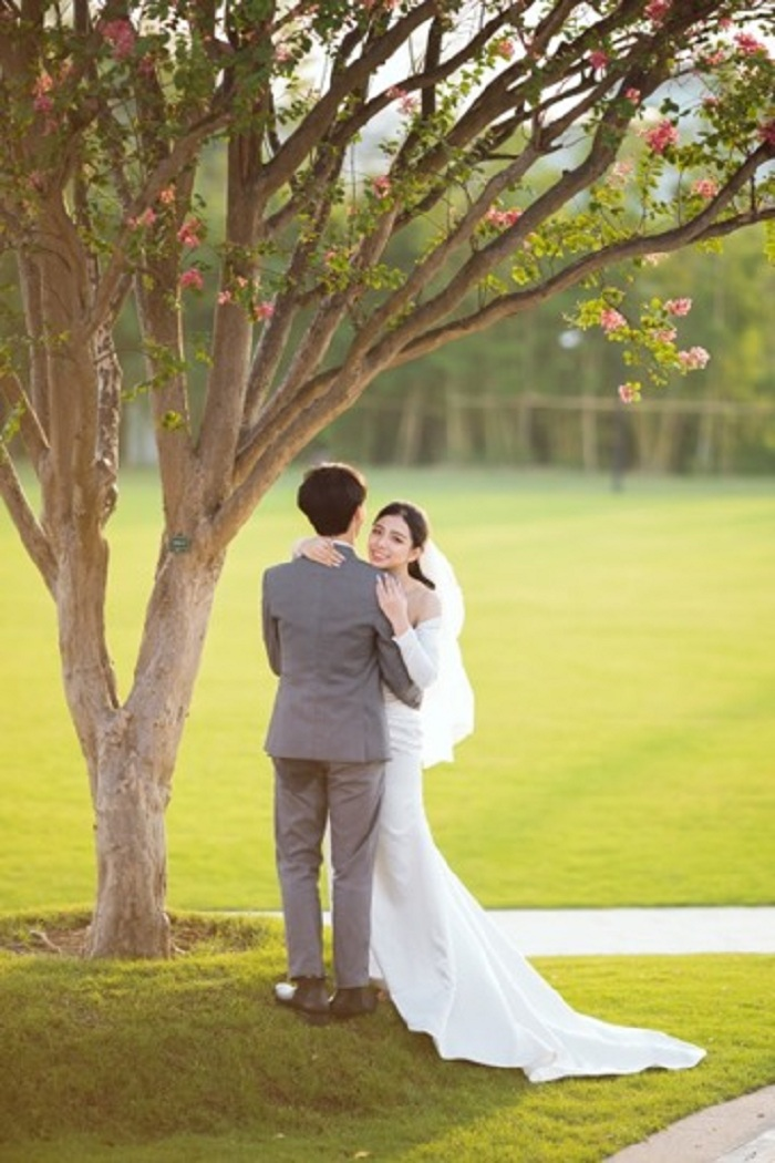 Ngất ngây bộ ảnh cưới đẹp như mơ tại vườn Nhật Bản Vinhomes Smart City - 8