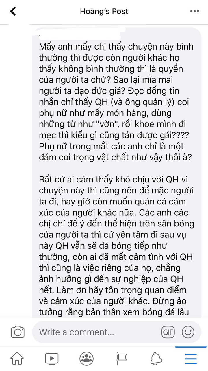 Fan nữ sụp đổ, vỡ tan niềm tin vào thần tượng Quang Hải - 6