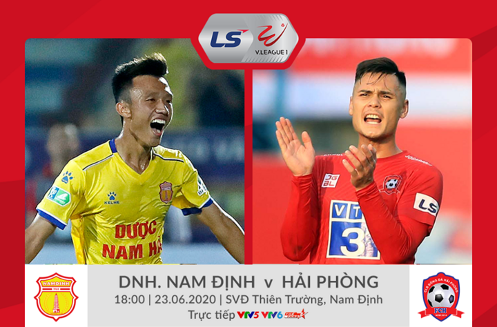 Trực tiếp Nam Định vs Hải Phòng vòng 6 V-League - 1