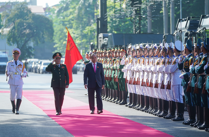 Ảnh: Thủ tướng dự Đại hội Thi đua Quyết thắng toàn quân - 1