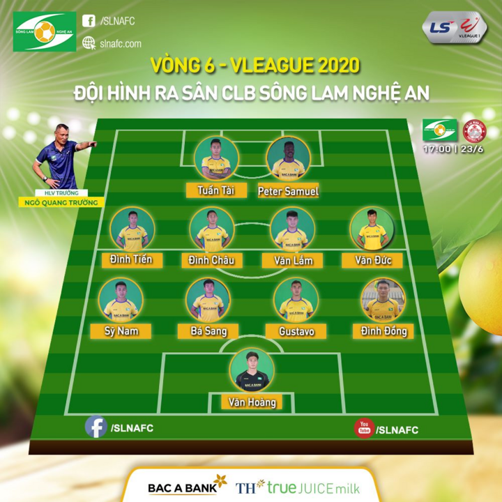 Trực tiếp SLNA vs CLB TP.HCM, vòng 6 V-League 2020 - 5