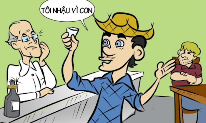 Uống bia để tiết kiệm nuôi con - 1