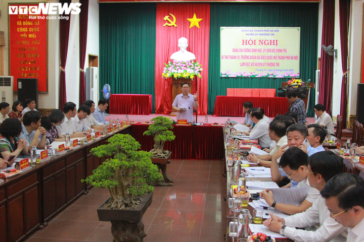 Bí thư Hà Nội Vương Đình Huệ: Không để Thường Tín là 'vùng trũng' phát triển - 3