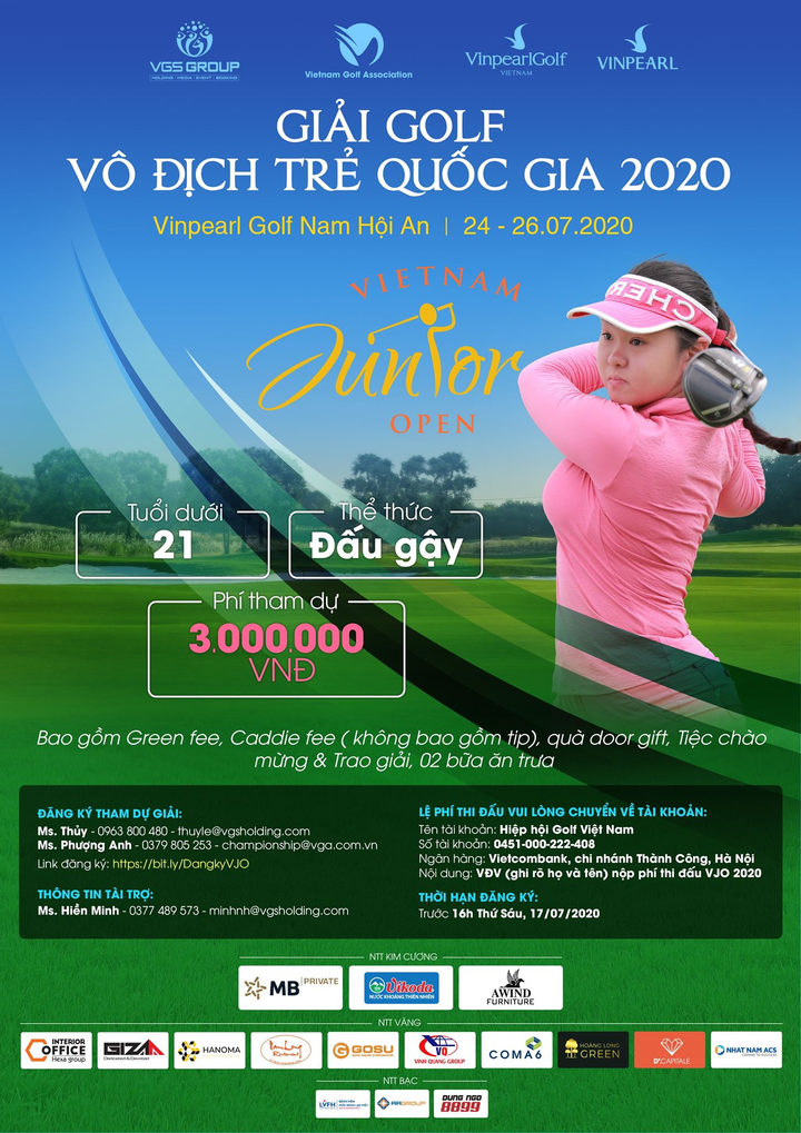 Các giải Golf quốc gia đồng loạt khởi tranh vào tháng 7 - 1