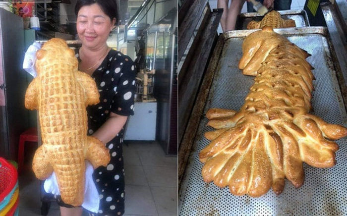Vừa xuất hiện, bánh mì cá sấu khổng lồ đã cháy hàng - 2