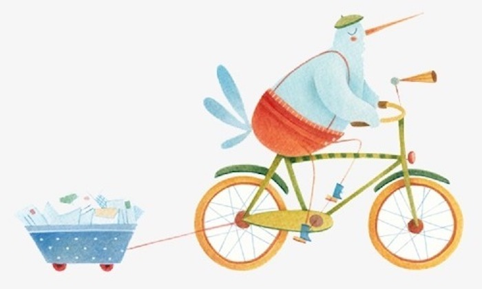 Chim đi xe đạp - 1