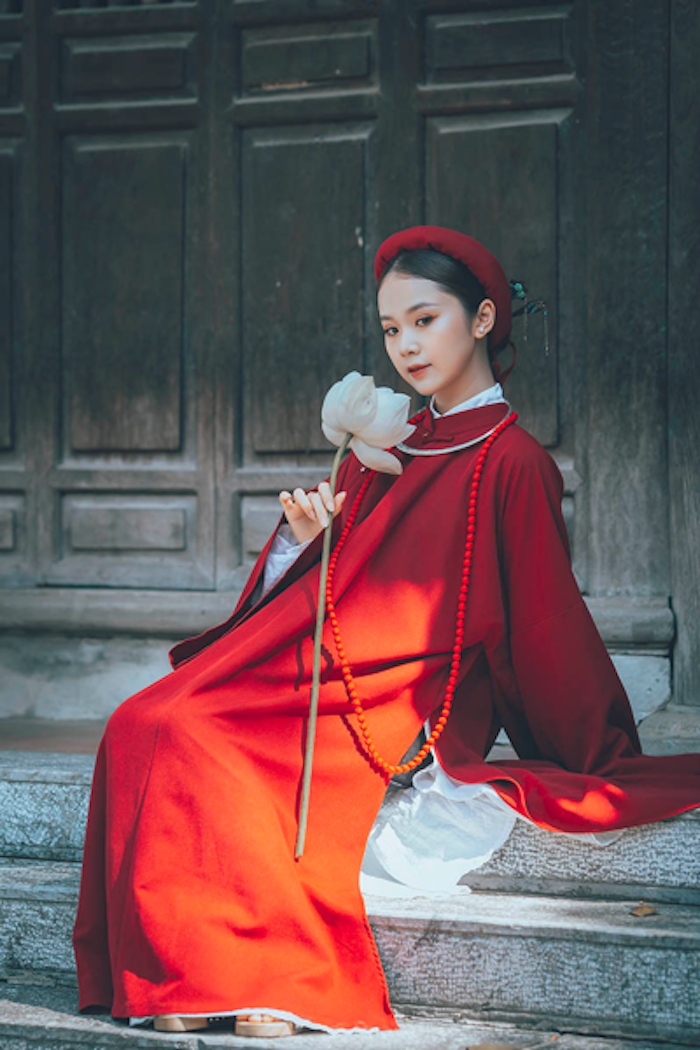 Hoa khôi Tài sắc Việt Nam đẹp 'hút hồn' với áo dài cổ phục - 8