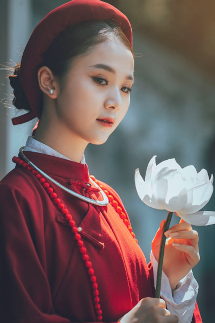 Hoa khôi Tài sắc Việt Nam đẹp 'hút hồn' với áo dài cổ phục - 9