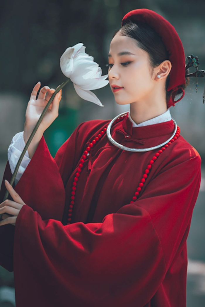 Hoa khôi Tài sắc Việt Nam đẹp 'hút hồn' với áo dài cổ phục - 7