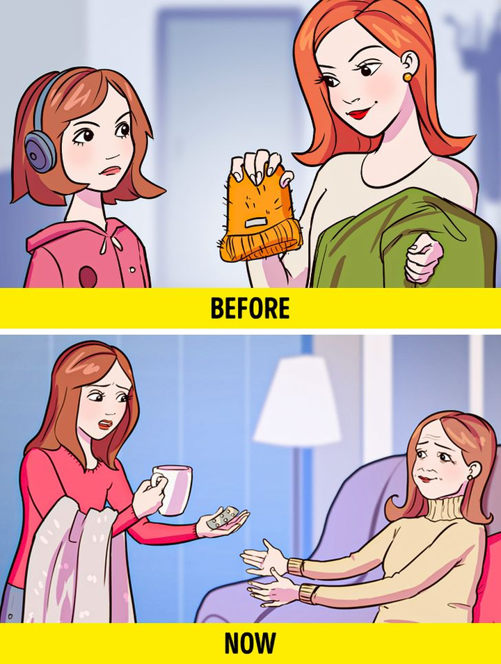 Bất ngờ mối quan hệ giữa xưa và nay của hai mẹ con - 1