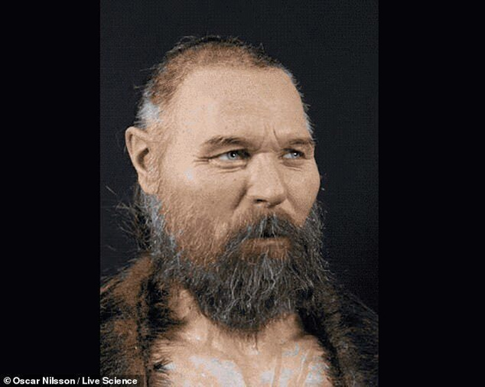 Hé lộ gương mặt người tiền sử Thụy Điển sống cách đây 8.000 năm - 2