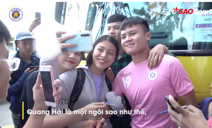 Fanpage Hà Nội FC tung clip nói Quang Hải là ngôi sao, làm tấm gương cho fan trẻ - 2