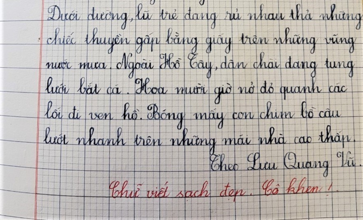 Đôi chân biết viết chữ của cô học trò người dân tộc Sán Dìu - 1
