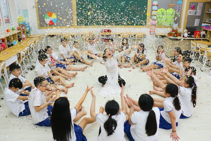 Bộ ảnh kỷ yếu của học sinh lớp 5 Hà Nội hút nghìn like - 5