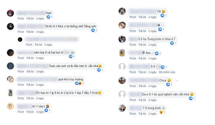 Vuột mất loại giỏi, khá chỉ vì thiếu 0,1 điểm, học sinh tiếc hùi hụi - 2