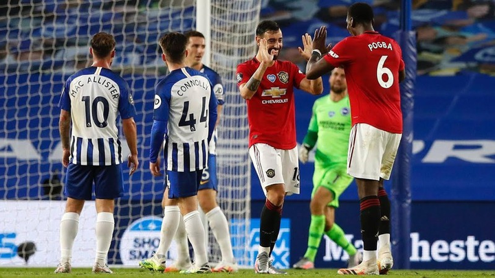 Bruno Fernandes lập cú đúp, Man Utd đại thắng Brighton - 1