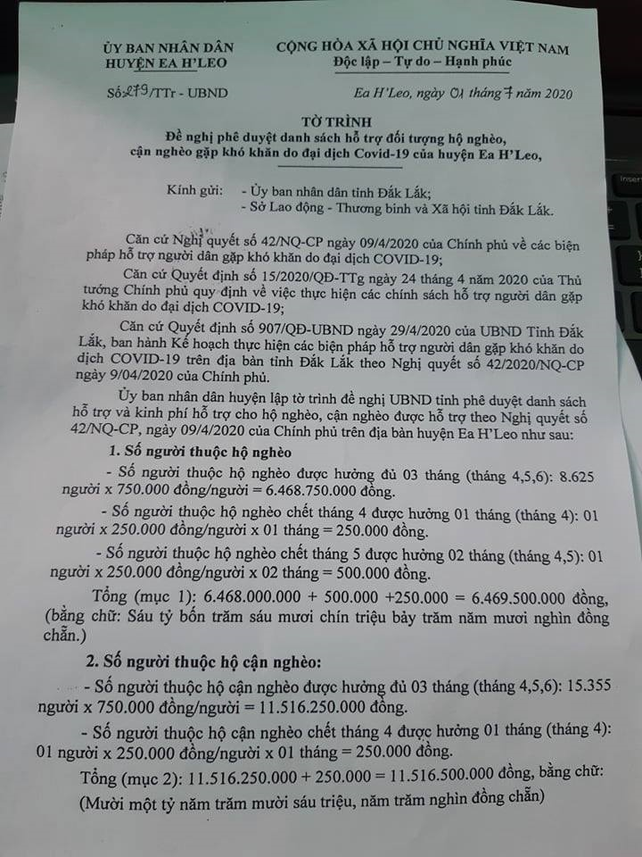 Tăng gần 4.000 người nghèo nhận tiền hỗ trợ do lỗi máy tính ở Đắk Lắk - 1