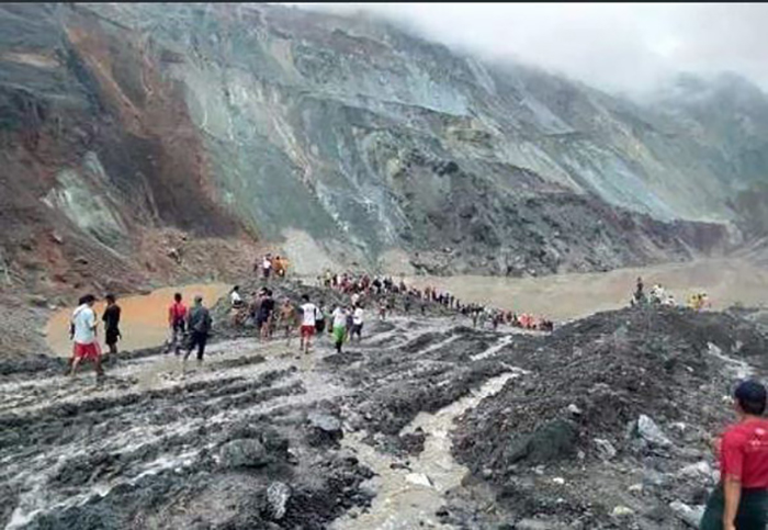 Sạt lở mỏ ngọc bích ở Myanmar, hơn 100 người chết - 3