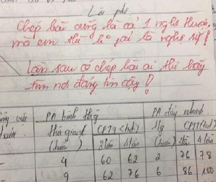 Chép bài từ văn mẫu, học trò nhận lời phê cực 'gắt' từ giáo viên - 2