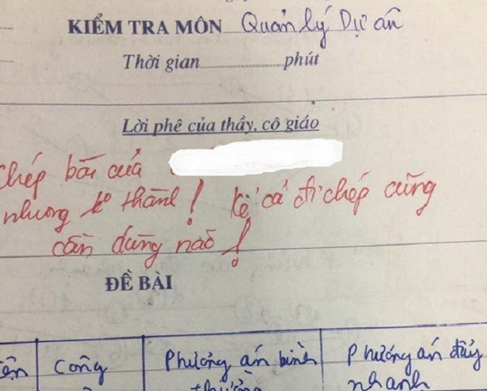 Chép bài từ văn mẫu, học trò nhận lời phê cực 'gắt' từ giáo viên - 4