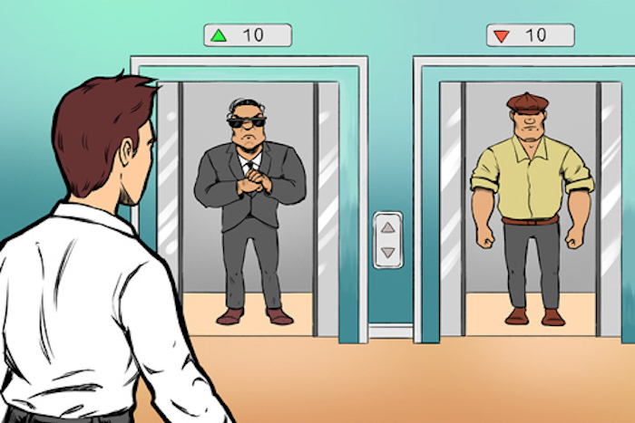 Đi thang máy nào để tránh kẻ sát nhân? - 1