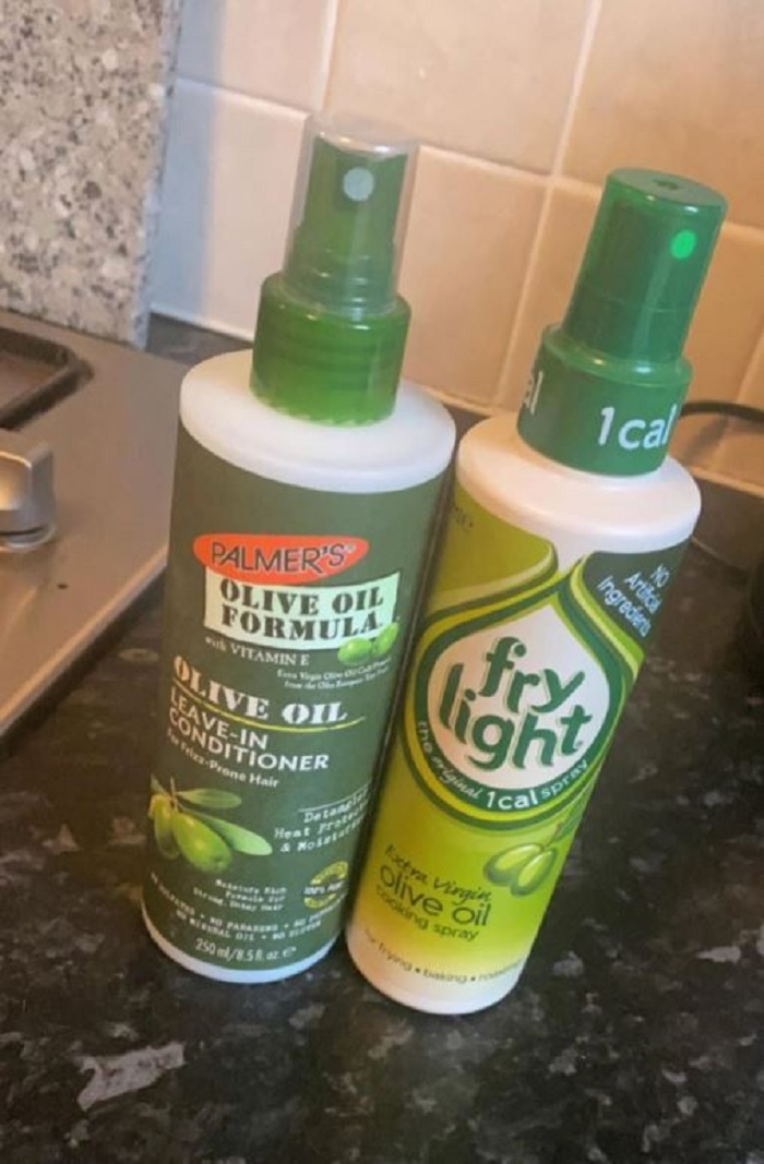 2 cô gái ăn dầu xả tóc cả tuần, tưởng dầu olive - 2
