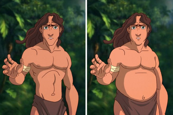 Hình ảnh hài hước: Trai đẹp phim Walt Disney trông thế nào nếu phát phì? - 7