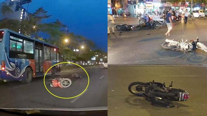 Bắt giữ tài xế ô tô tông liên hoàn 7 xe máy đang dừng đèn đỏ rồi rồ ga bỏ chạy - 1