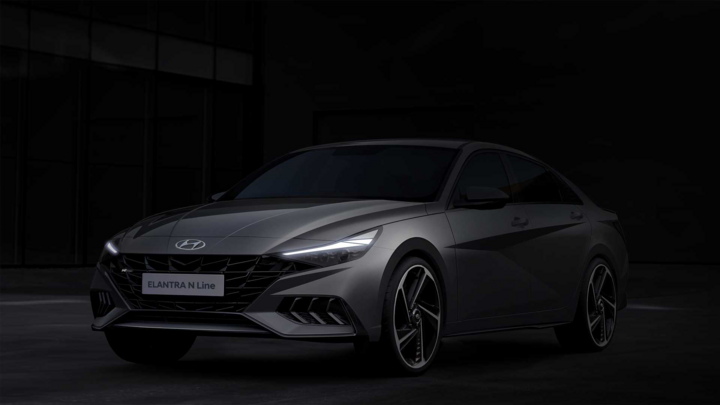 Lộ diện ngoại thất của Hyundai Elantra N line 2021 - 3