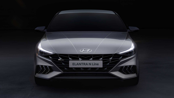 Lộ diện ngoại thất của Hyundai Elantra N line 2021 - 1