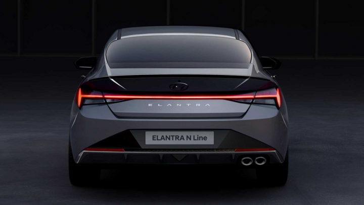 Lộ diện ngoại thất của Hyundai Elantra N line 2021 - 2