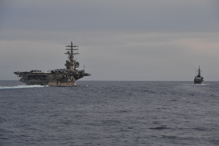 Tàu Nhật Bản tham gia tập trận cùng tàu sân bay Mỹ tại Biển Đông - 5