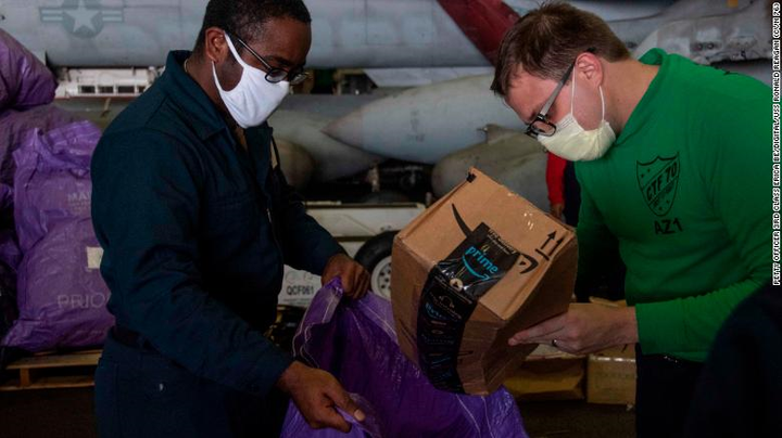 Mỹ dùng biện pháp đặc biệt bảo vệ 12.000 binh sĩ trên tàu sân bay ở Biển Đông - 1