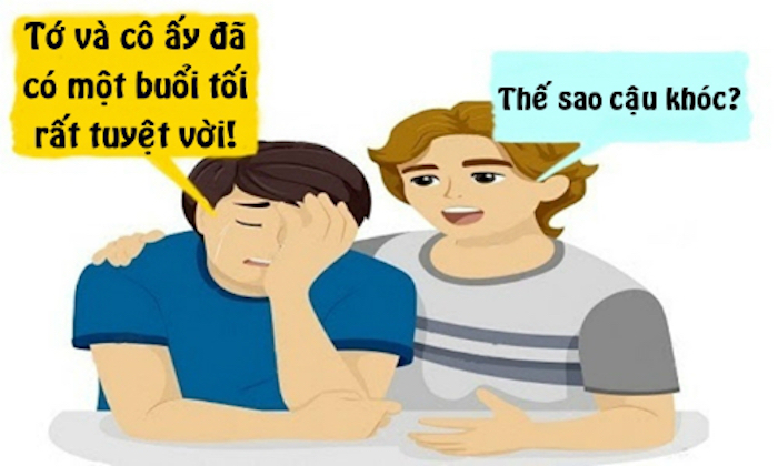 Chàng trai khóc vì buổi hẹn tuyệt vời - 1