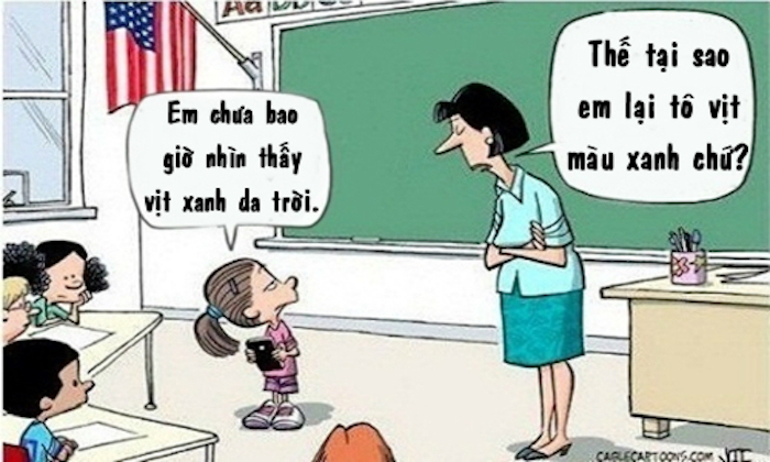 Lý sự của học sinh mẫu giáo khiến cô 'cứng họng' - 1