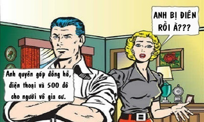 Chồng làm từ thiện khiến vợ nhảy dựng - 1