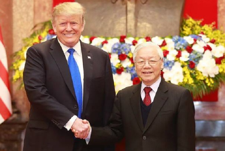 TBT, Chủ tịch nước Nguyễn Phú Trọng và Tổng thống Trump chúc mừng 25 năm Việt-Mỹ - 1