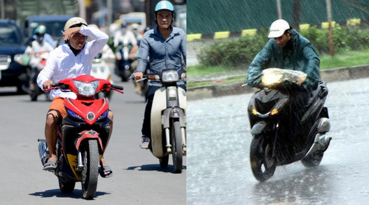 Vùng núi Bắc Bộ mưa lớn, Trung Bộ nắng nóng diện rộng - 1