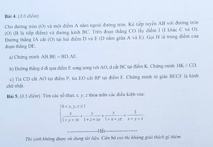 Thi Toán trường chuyên Sư phạm: Đề dễ, thí sinh rạng rỡ kết thúc môn đầu tiên - 2