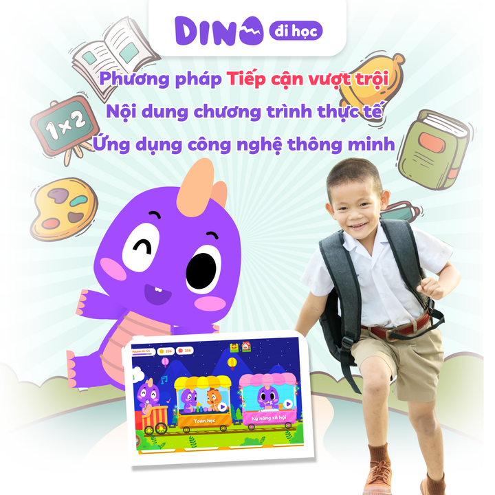 'Dino Đi học': Giáo trí tiền Tiểu học dành cho lứa tuổi 4-6 - 4