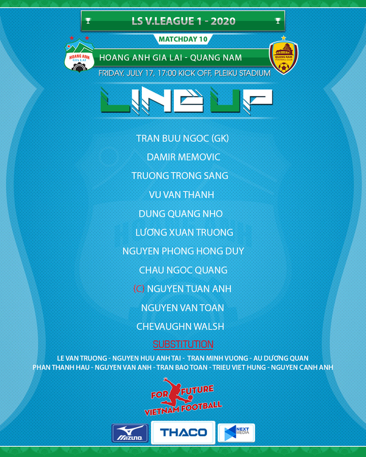 Trực tiếp bóng đá HAGL vs Quảng Nam, vòng 10 V-League 2020 - 2