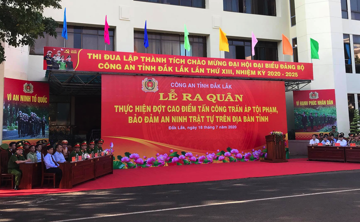 Công an Đắk Lắk mở đợt cao điểm tấn công trấn áp tội phạm - 1