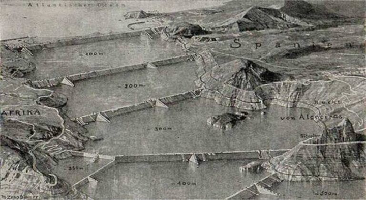 Kế hoạch kỳ dị rút sạch nước Địa Trung Hải, sáp nhật châu Âu với châu Phi - 1