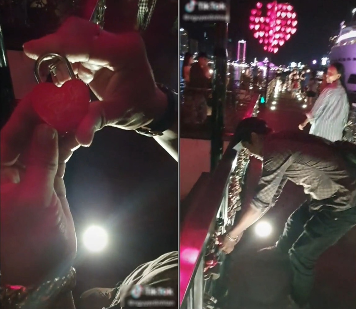 Gã trai mở khóa ở cầu tình yêu Đà Nẵng vứt xuống sông bị dân mạng mắng rát mặt - 1