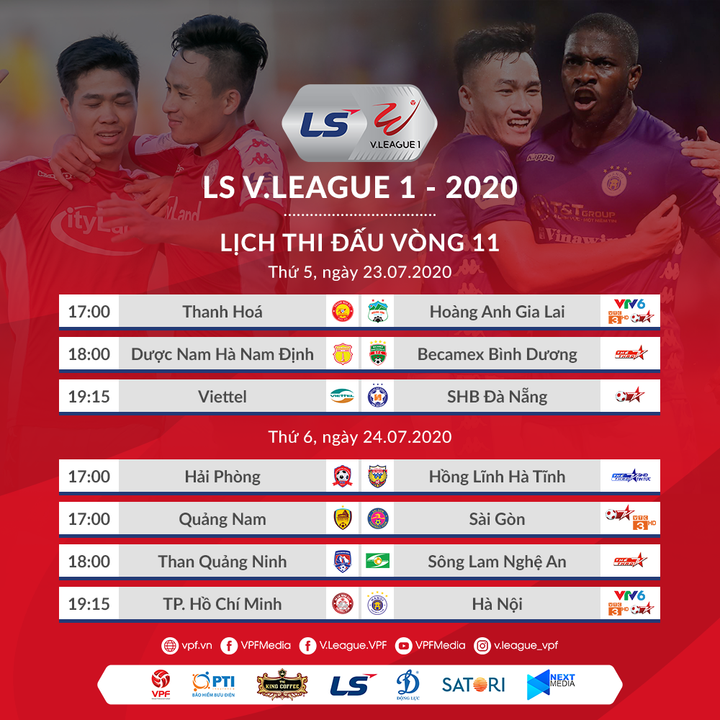 Vòng 11 V-League: Đại chiến CLB TP.HCM vs Hà Nội FC, HAGL gặp khó - 4