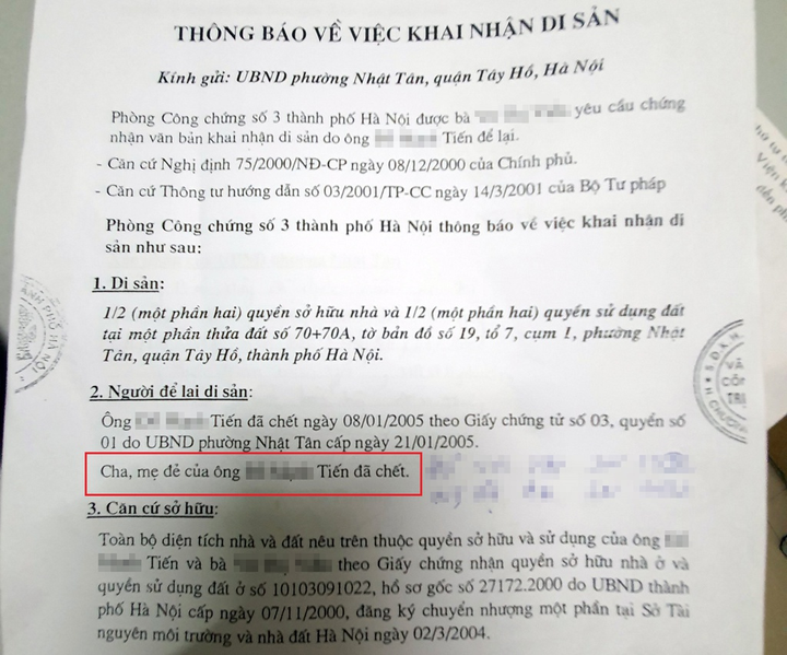 Vì sao hoãn phiên xét xử vụ con dâu khai tử bố mẹ chồng đang sống để chiếm đất? - 2