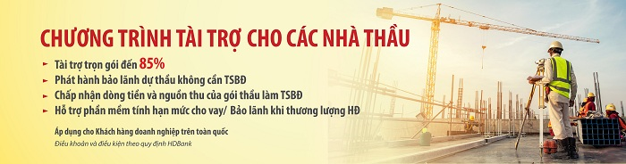 HDBank dành nhiều ưu đãi vượt trội cho các nhà thầu - 2